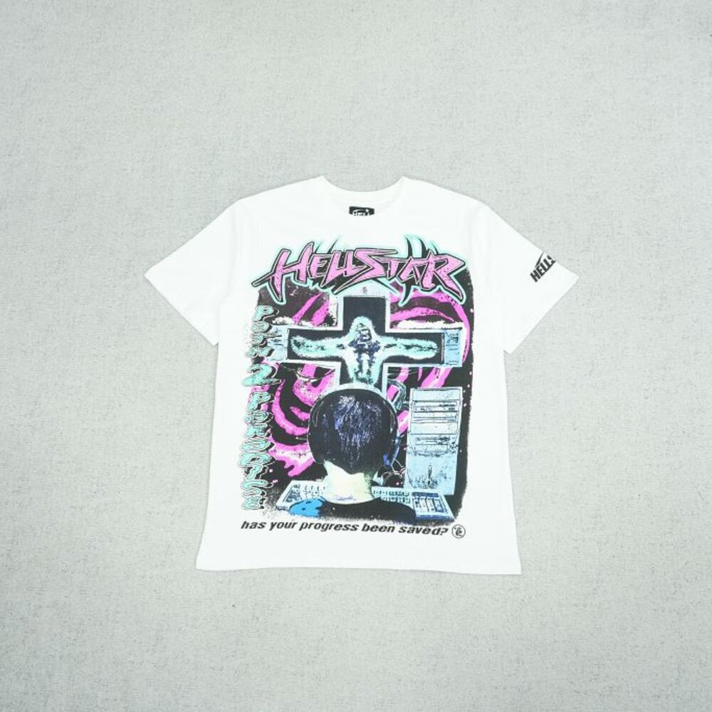 Men HELLSTAR White tee